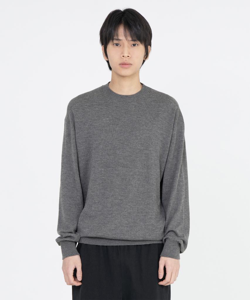 Beulaunyadeu Crewneck Knit, Charcoal