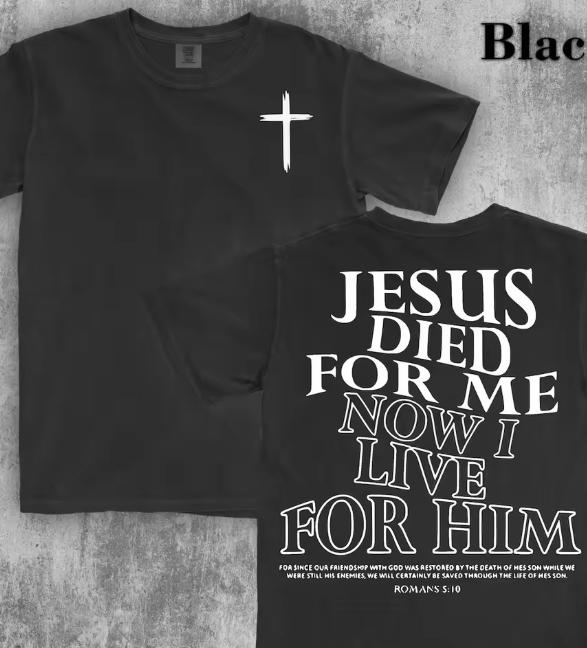 Christian Tshirts Jesus Loves You Tshirt Round Neck Summer Cotton T Shirt Camisetas Unisex Unisex Clothing Tee