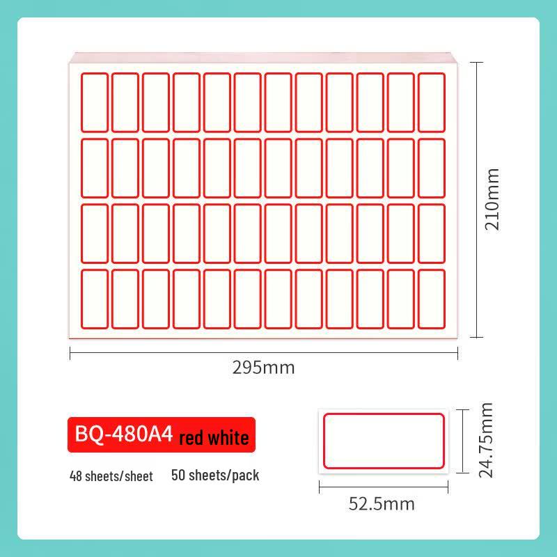 NVV Self-Adhesive Label Stickers