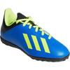 Adidas X 19.4 Soft Comfortable Durable Breathable Low-Top Soccer Shoes Kids Soccer Shoes Blue DB2434