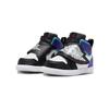 Jordan Air Jordan 1 Sky Comfortable Cushioning, Wear Resistant Mid Top Toddler Shoes Black White Infant And Toddler BQ7196-154