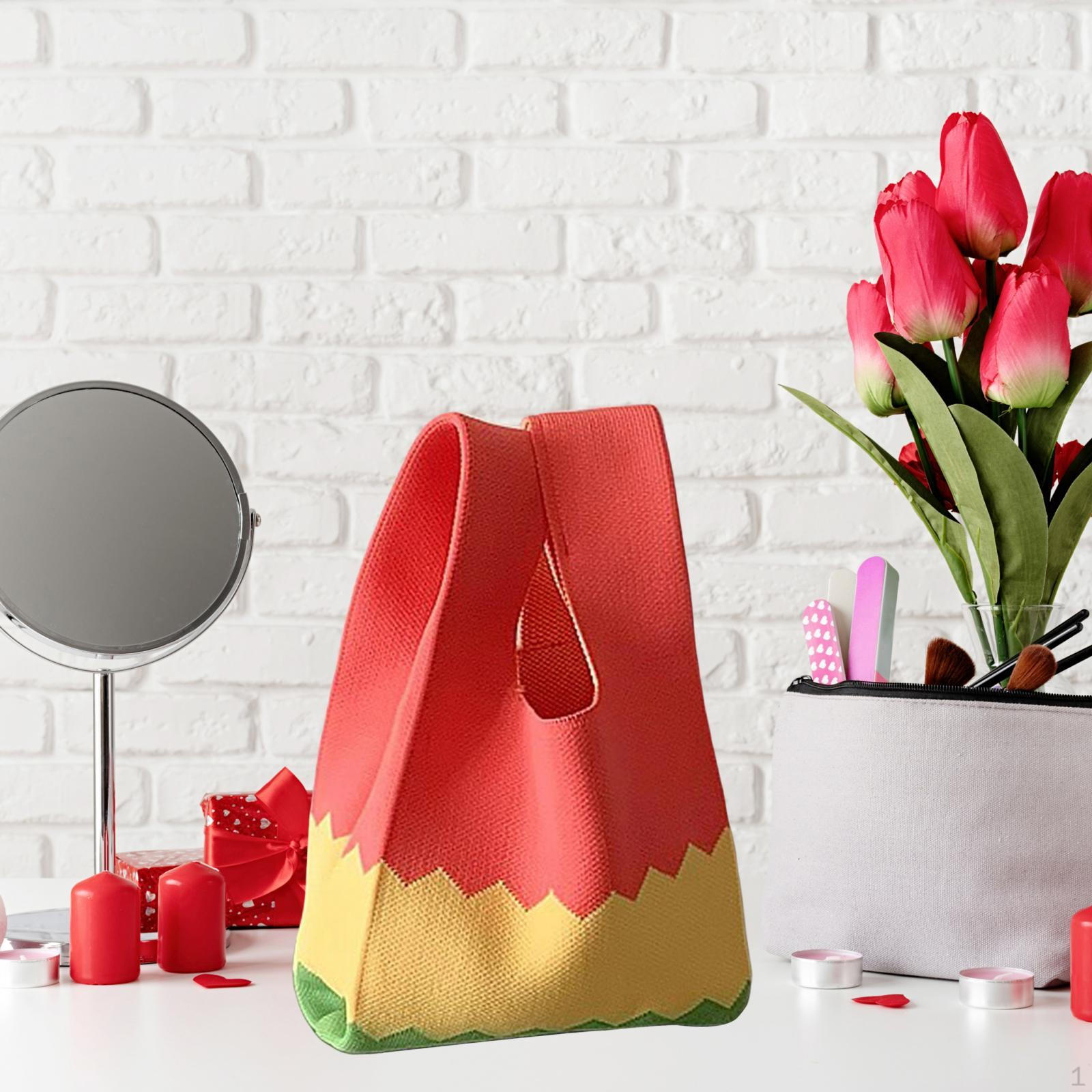 

Вязаная большая сумка для женщин, модные сумки, кошелек, повседневная сумка для покупок, работа на плечо зелёный