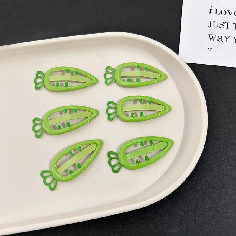 6 pièces/ensemble Épingles à cheveux simples sans couture pour coiffure Femmes Coréennes Carotte Géométrique Barrettes Pince à cheveux latérale Filles Accessoires pour cheveux Couvre-chef