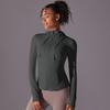 Outdoor Sun Protection Clothes, Tight Fitting Sports Running Fitness Tops, Yoga Clothes, UV Resistant Breathable Hooded Zipper Jacket