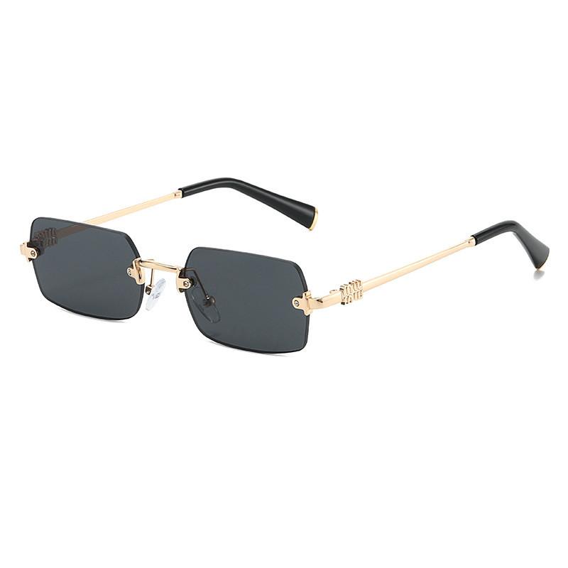 Square Unisex Sunglasses With Uv400 Protection For Outdoor Fashion And Parties