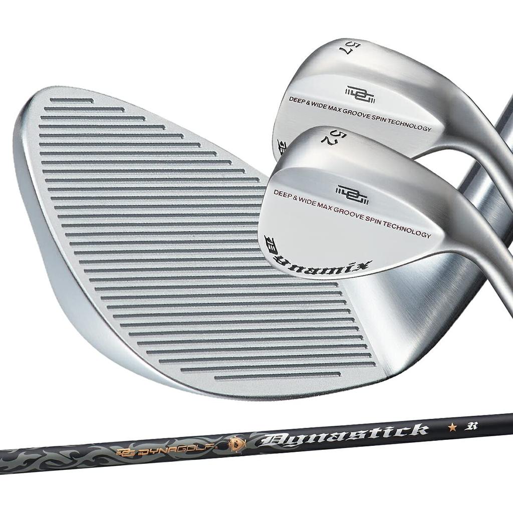 Golf Club Wedge Set of 2 High Rotation Dynamics High Spin Wedge 52 Degrees 57 Degrees Standard Carbon Shaft Specifications R Dyna Golf