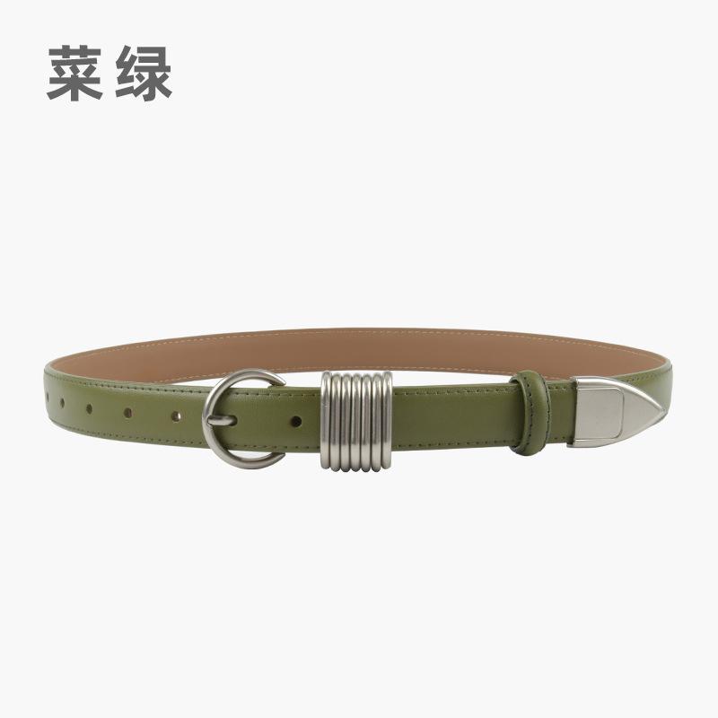 

Четыре сезона в наличии новый женский кожаный ремень, кожаный люкс, универсальный модный ремень с джинсами и повседневными брюками 105cm