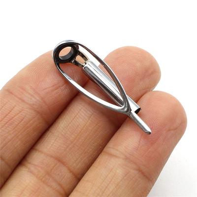 1.8MM - 3.6MM Fishing Rod Pole Guides SIC Ring Tips Top Eye Rings Repair Accessories Fishing Rods Component Silver Frame