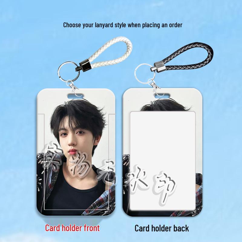 Zhang Guiyuan Student Sliding Card Holder - Handsome Sleeve for Campus, Transportation, or ID Cards