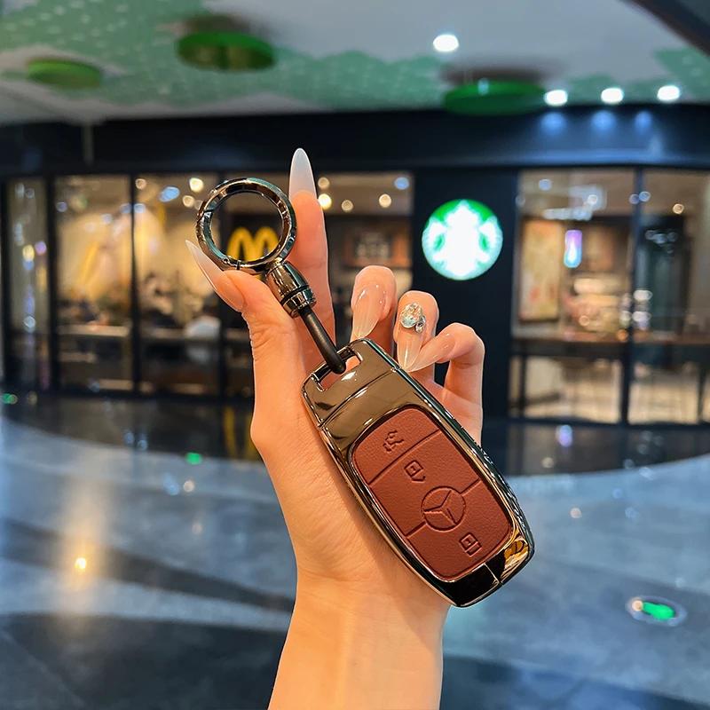2/3/4 Buttons For Mercedes Benz W177 W205 W213 W222 G63 X167 A C E S G GLS Class Maybach TPU Car Key Cover Case Shell Fob Bag uij8