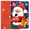 Cartoon Christmas Greeting Card Set Santa Claus Snowman Blessing Postcard for New Year Holiday Party Decoration
