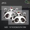Cartoon cute panda car windows, motorcycle bumpers, luggage compartments, notebook stickers, stickers