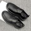 Leather shoes men's new large size men's shoes 4 versatile retro heightening casual shoes