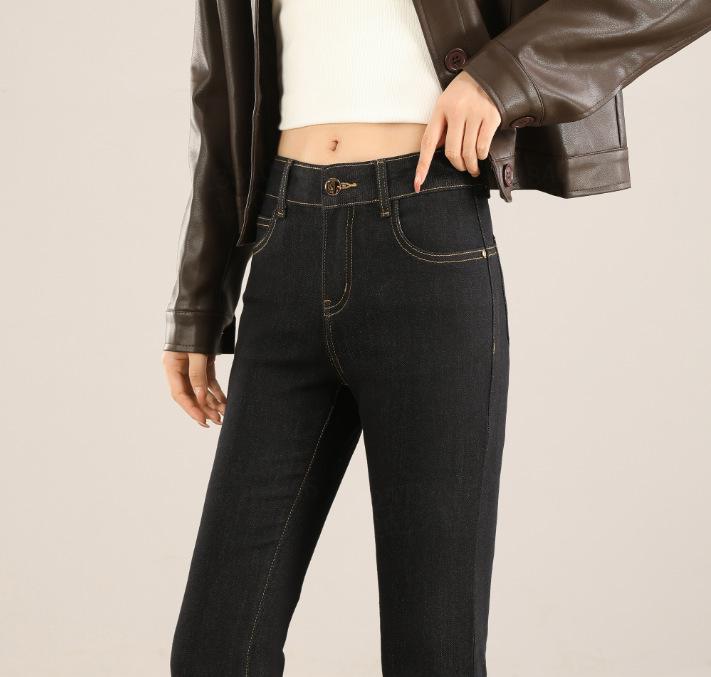 High Waist Stretchy Slimming Women s Retro Flare Jeans - 2025 Autumn Collection 27