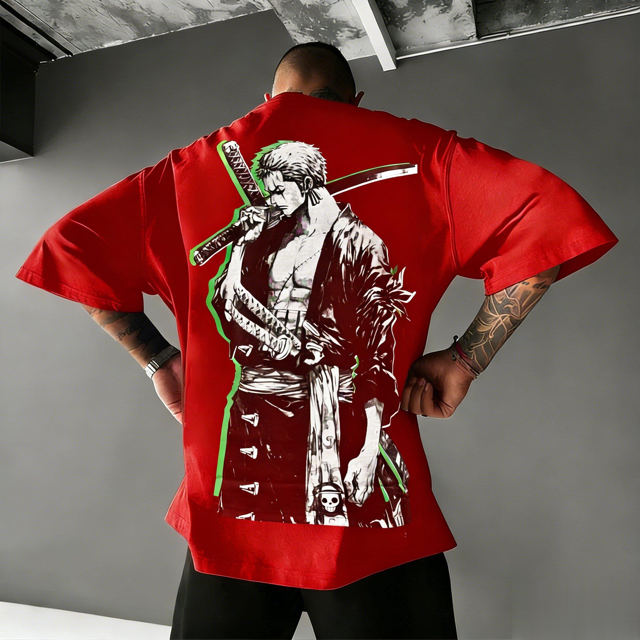 

Унісекс Футболка Аніме Зоро Streetwear Чоловіки Жінки Бавовна Коротка Рукава Футболка Графічний Принт Японський Повсякденний Літні Топи Y2k L
