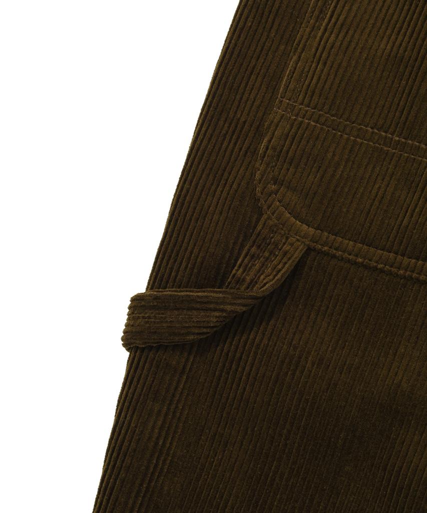 COVERNAT Semi-Wide Fit Corduroy Carpenter Pants Khaki