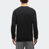 Adidas Essential Comfort Round Neck Sweatshirt Men Tops Black CV6227