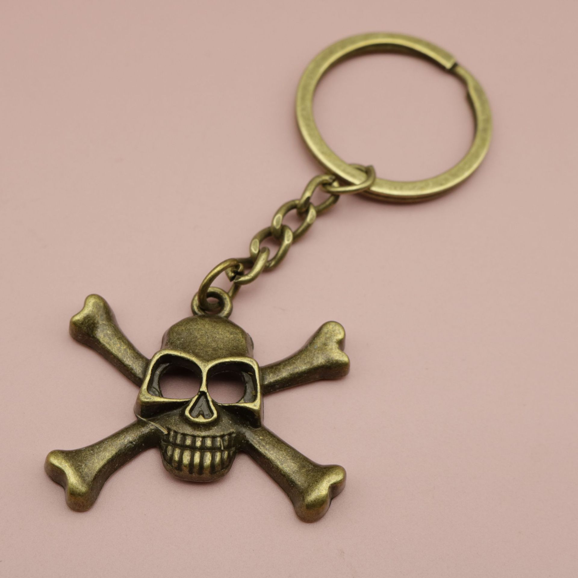 

Популярные ювелирные изделия, простой кулон-брелок с черепом one size