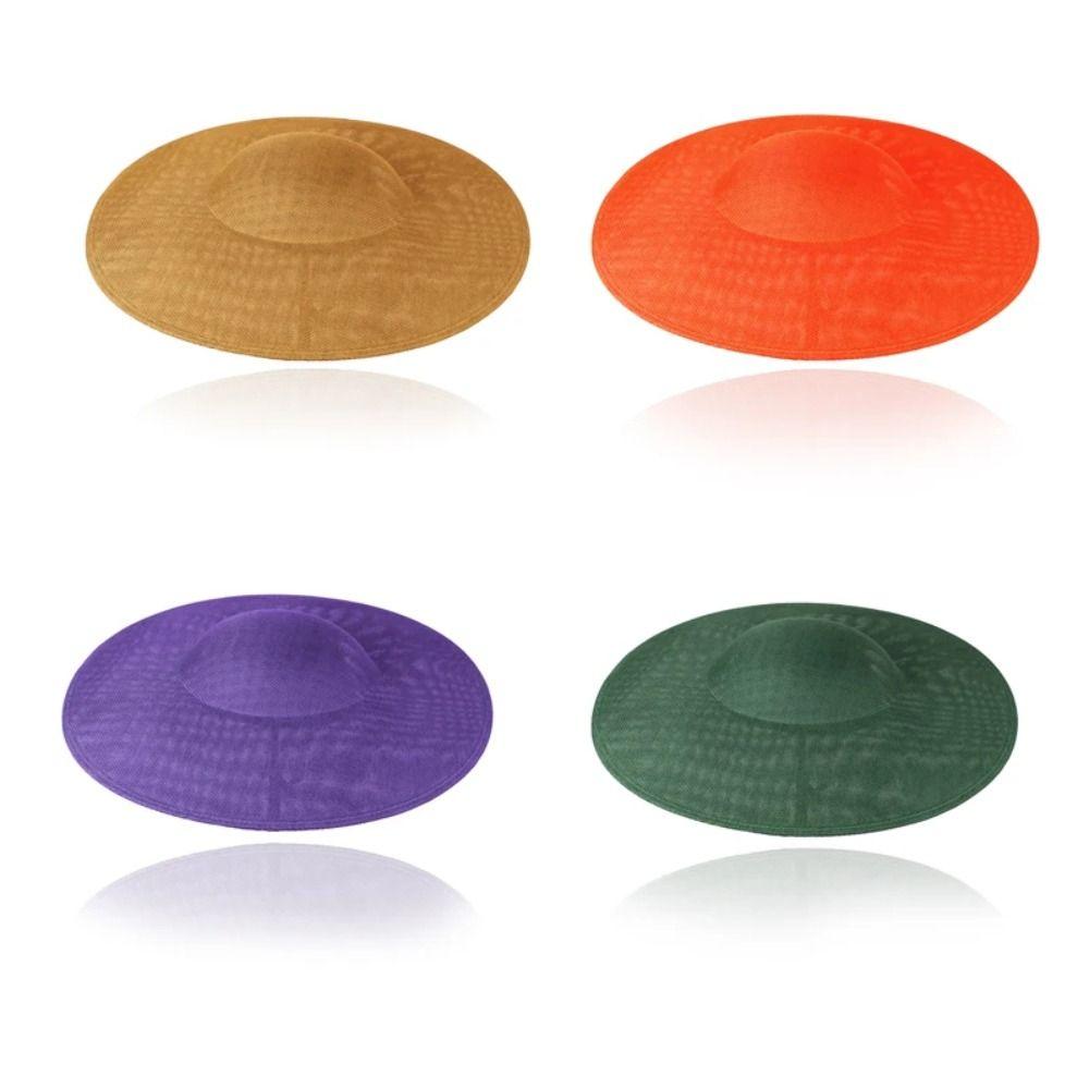 New 40cm Fascinators Base Big with Clip Women Wedding Headpiece DIY Maillinery Cap for Cap Supplies