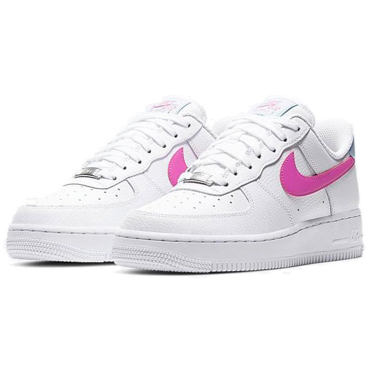 Новые женские Nike Air Force 1 Low '07 Белые Розовый огонь CT4328-101