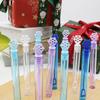 20/40pcs 4 Colors Snowflake Mini Bubble Wands Assortment Party Favors Toys  Summer Outdoor Gifts for Girls Boys ( No Bubble )
