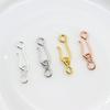S925 Sterling Silver Figure Eight Clasp for DIY Necklace & Bracelet Connector
