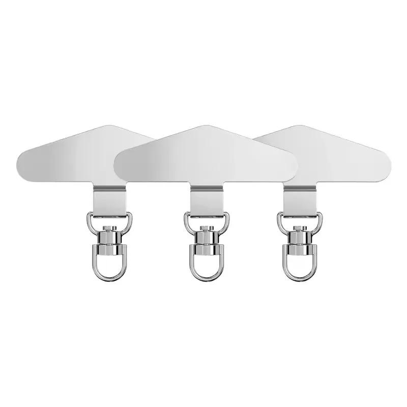 Rotatable Stainless Steel Phone Lanyard Patch Card Anti-lost Hanging Crossbody Wrist Phone Lanyard Gasket Replacement Connectors