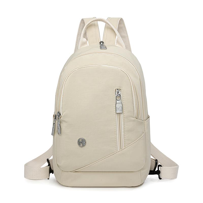 Two-In-One Chest Bag Sport Small Backpack Women Ultra Light Shoulder Bag