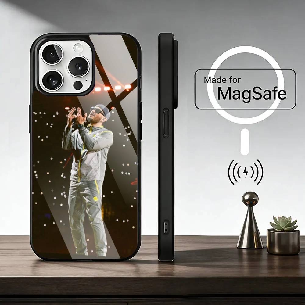 Rapper J-JuL C'est Pas Des Lol Handyhülle Für iPhone17,16,15,14,13,12,11 Plus,Pro Magnetisch Für Magsafe Kabelloses Laden