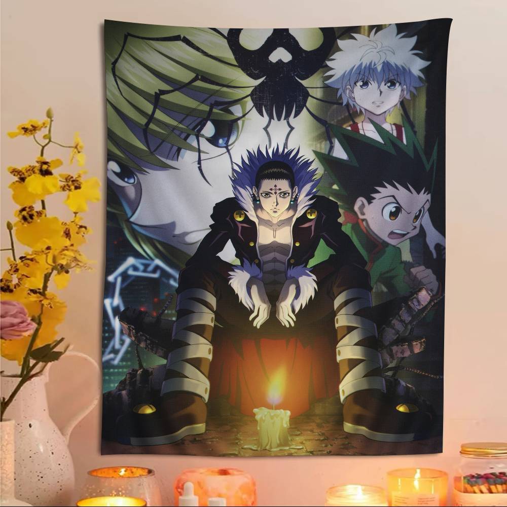 Hunter X Hunter Weekly Jump Cover Wall Tapestry  Shonen Manga Decor Bold Room Accent for Adventure Anime  Jump Manga Fans