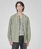 Sekeonmonollogeu Oversized Check Hoodie [Green]_Sesh012Green