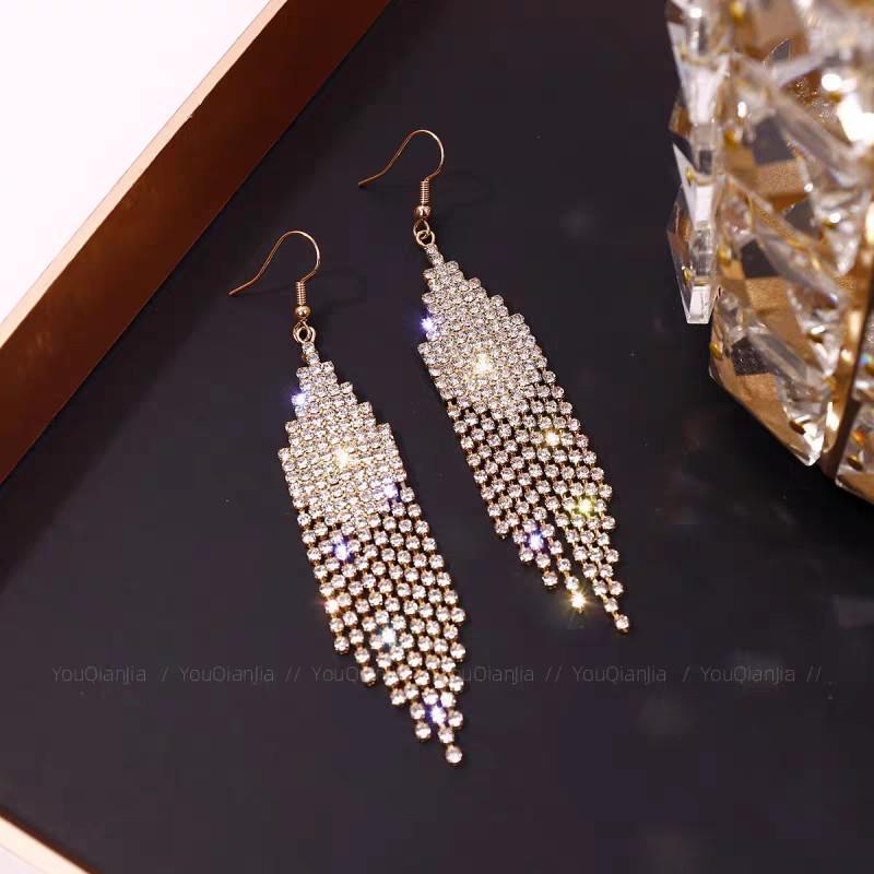 2024 Luxury Tassel Earrings: Elegant Long Summer Ear Cuffs with Unique Pendant Style