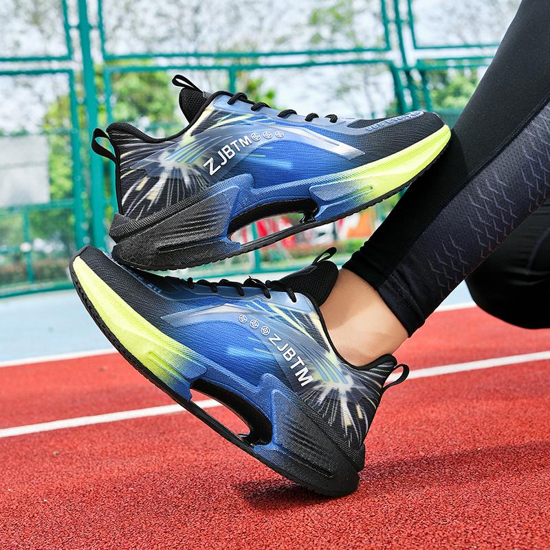 High school entrance examination physical fitness test running shoes, track and field training mesh breathable sports shoes