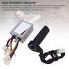 Electric Motor Controller with Throttle Grip 24V 800W High Efficiency Aluminum Alloy for Electric Bike Tricycle Motorcycle