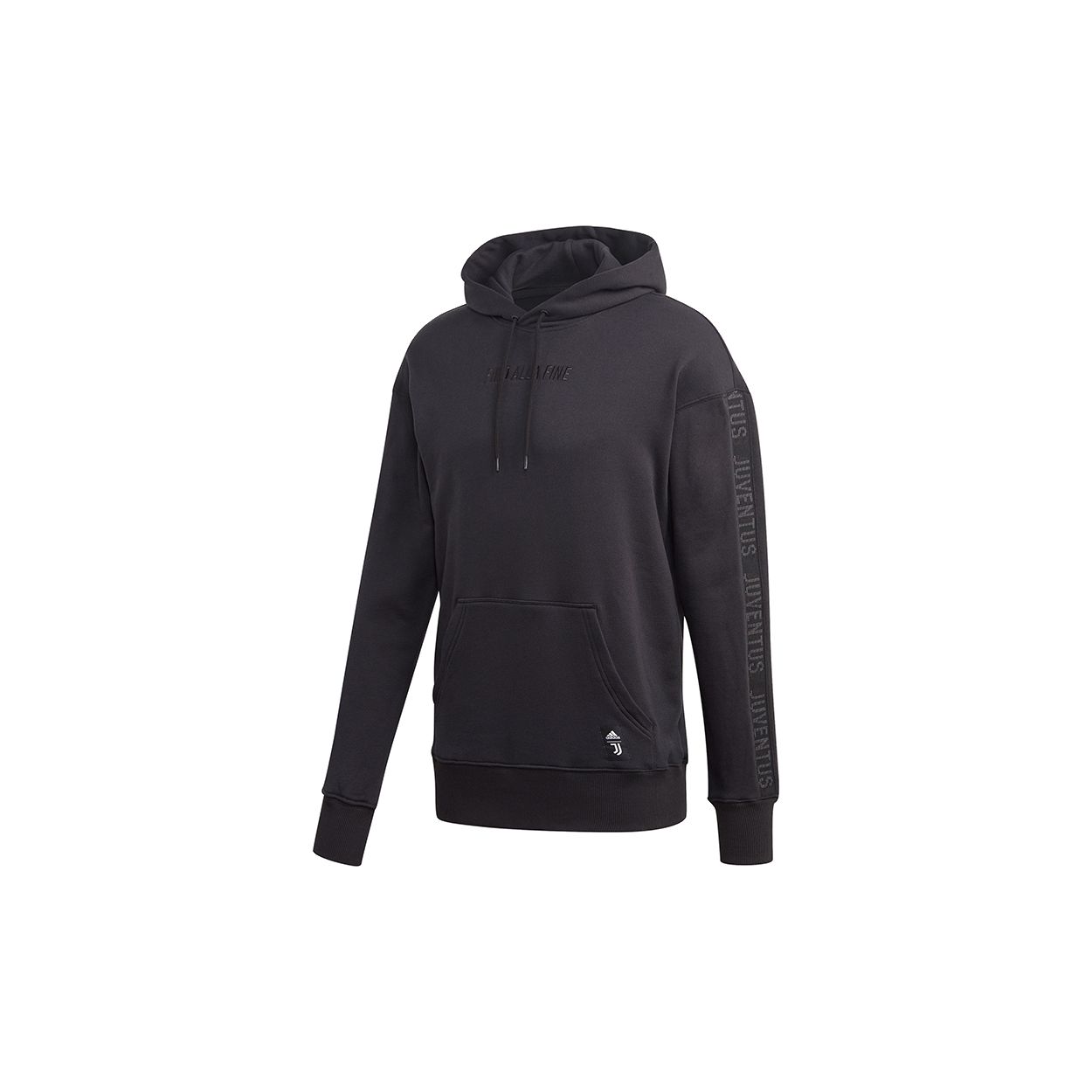 adidas Men s Juventus Football Pullover Hoodie Black FR4211 L