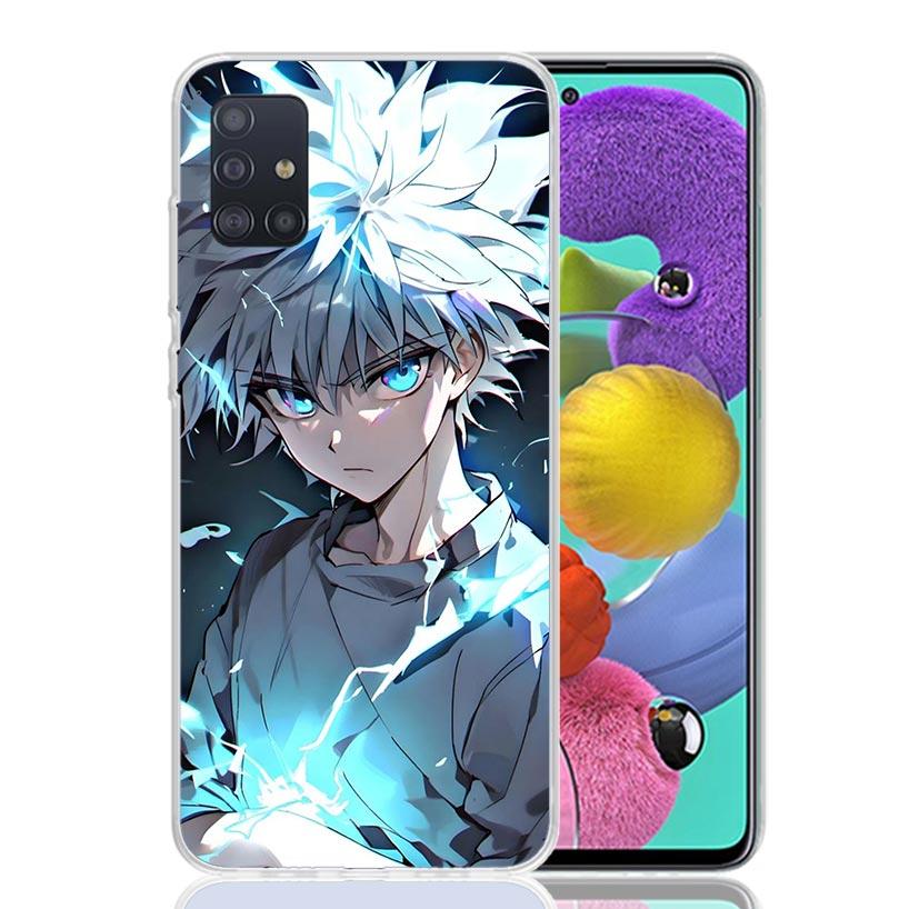 Huner X-Hunters Killua Phone Case For Samsung Galaxy A52 A32 A22 A12 A02S A50S A30S A51 A31 AA71 Note 20 Ultra 10 S10 Plus Galax