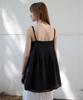 Leuba Double Strap Pleats Blouse - Black