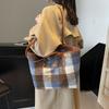 Large-capacity Foreign-style Trend Commuting 2025 Winter New Fashion Niche Design Single Shoulder Portable Tote Bag Women's Middle School