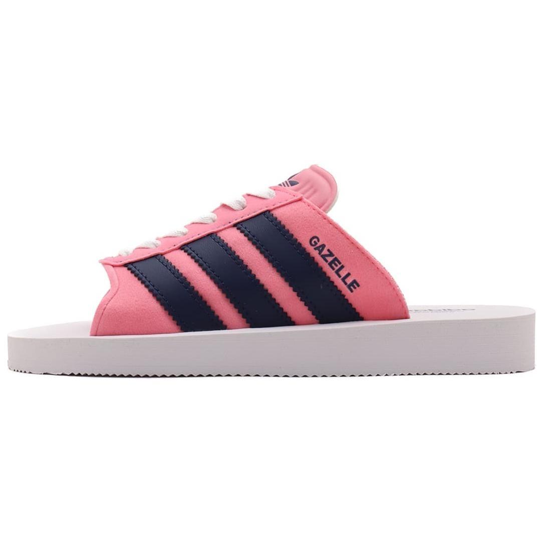 (WMNS) adidas Gazelle Beach Slides Pink Dark Blue Women s JQ7445 EU 38