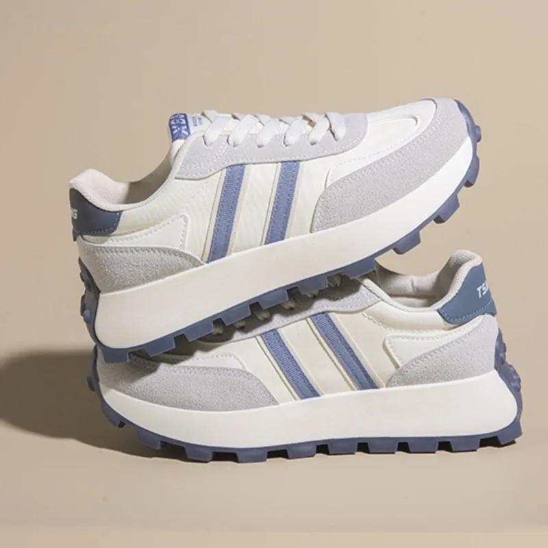 Women Shoes Thick Bottom Sneakers for Women Leather Vulcanise Shoe Breathable Casual Shoe Tenis Mujer Forrest Gump Shoes