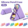 1Pcs Silicone Silicone Pencil Case Expandable Pen Holder for Office Stationery Organization