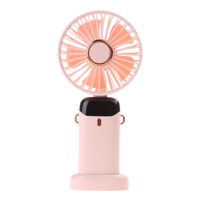 2024 New Usb Hand-held Fan Mini Portable Student Small Fans LED Digital Display