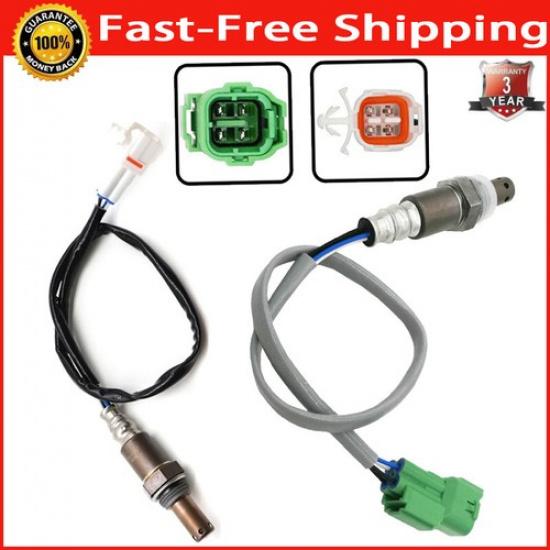 2PCS Oxygen Sensor Upstream+Downstream O2 Sensor For 2007 -2009 Suzuki SX4 2.0L