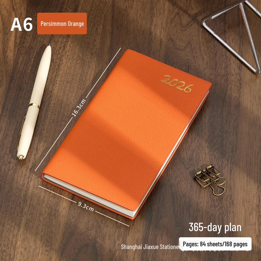 2026 A6 Daily Planner: Portable Diary for Work & Study