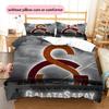 Galatasaray FC Pattern Bedding Home Decoration Birthday & Festival Gift (1 * Duvet Cover + 2 * Pillowcase, Without Core)