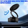 1PCS ABS 360 Adjustable Vacuum Magnetic Phones Holder Valve Cap For Ford Focus 2 MK5 Fiesta MK7 Mondeo MK4 Fusion ShelbyMustang ARW1