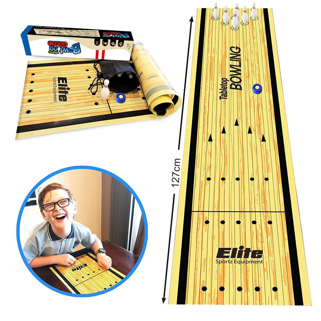 Gioco da Tavolo Educativo per Bambini Elite Sportz: Bowling da Curling Giocattolo da Interno