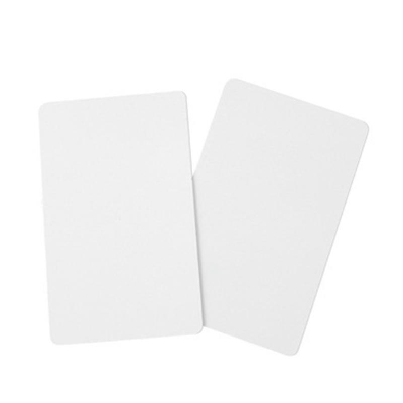 1 Set of 200 Pieces 215 Card Chip Waterproof Blank White PVC Cards Enabled Mobile Phones and Devices