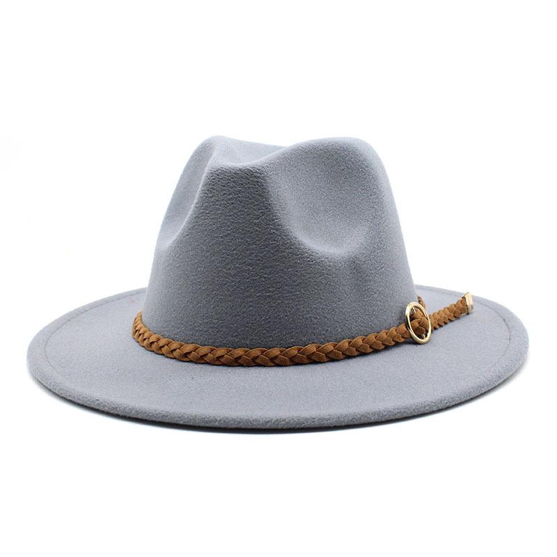 Double Color Black And Red Woolen Felt Hat Party Flat-Brimmed Jazz Top Hat Sample