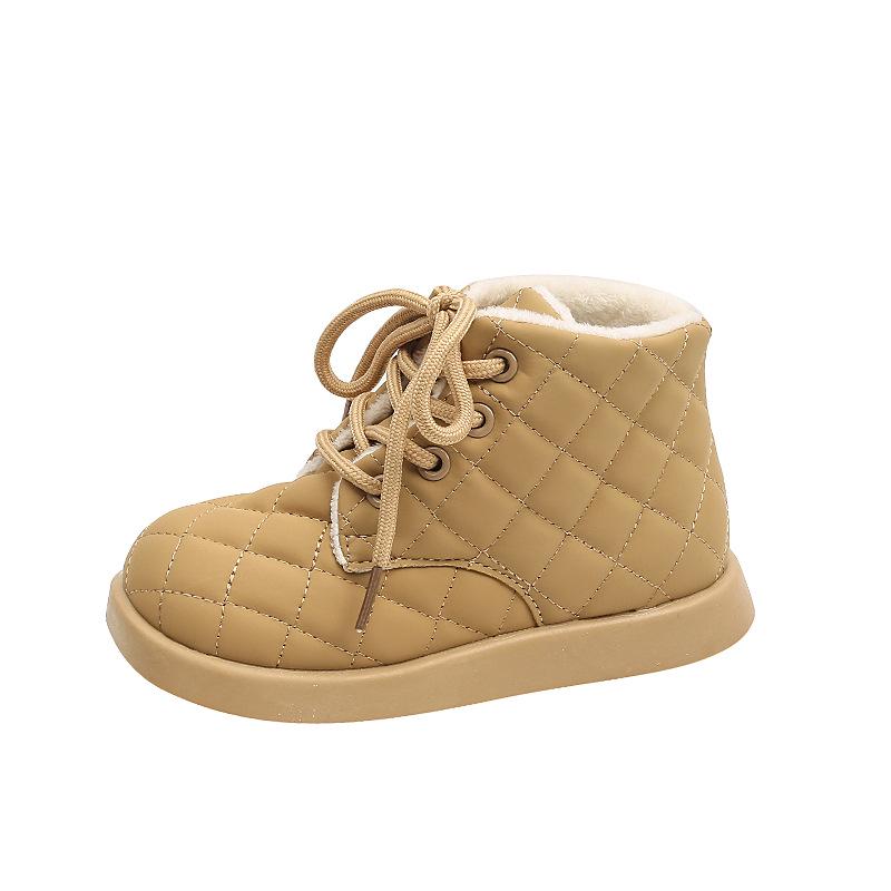 

New Winter Fleece-Lined Cotton Boots for Girls & Boys - Soft-Soled, Warm Martin and Snow Boots for Toddlers 6 pairs of Sizes 21-25